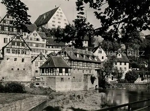 AK / Ansichtskarte Schwaebisch Hall Partie am Kocher Kat. Schwaebisch Hall