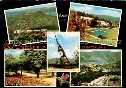 AK / Ansichtskarte Bad Salzig Sanatorium II Parkanlagen Kat. Boppard