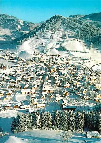 AK / Ansichtskarte Oberstaufen Fliegeraufnahme  Kat. Oberstaufen