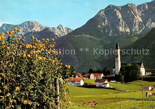 AK / Ansichtskarte Pfronten mit Kirche und Schlicke Kat. Pfronten