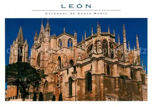 AK / Ansichtskarte Leon Castilla y Leon Catedral de Santa Maria Kat. Leon