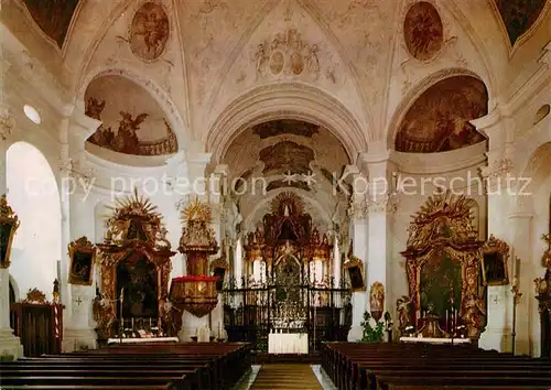 AK / Ansichtskarte Rinchnach Kath Pfarrkirche Inneres Kat. Rinchnach