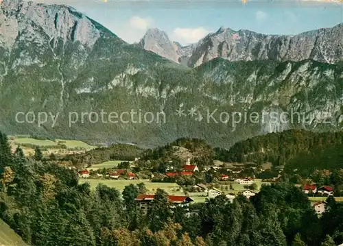 AK / Ansichtskarte Oberaudorf mit Kaisergebirge Kat. Oberaudorf