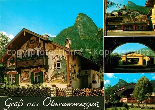 AK / Ansichtskarte Oberammergau Passionsdorf Details Kat. Oberammergau