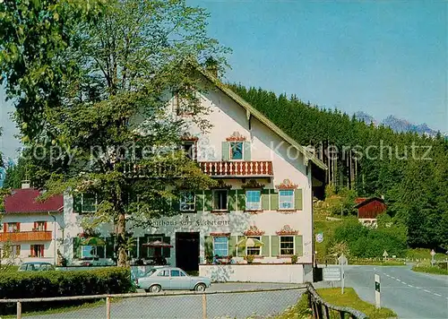 AK / Ansichtskarte Oberammergau Gasthaus zum Fischerwirt Kat. Oberammergau