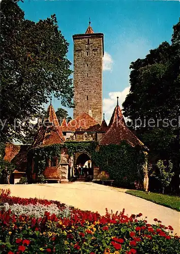 AK / Ansichtskarte Rothenburg Tauber Burgtor Kat. Rothenburg ob der Tauber