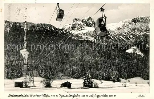 AK / Ansichtskarte Pfronten Breitenbergbahn mit Aggenstein Kat. Pfronten