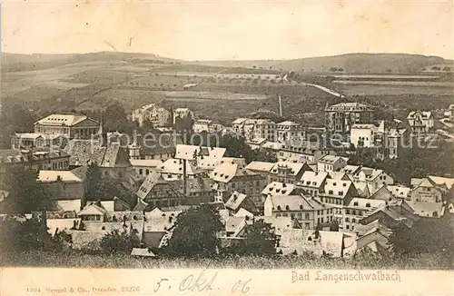 AK / Ansichtskarte Bad Langenschwalbach Panorama