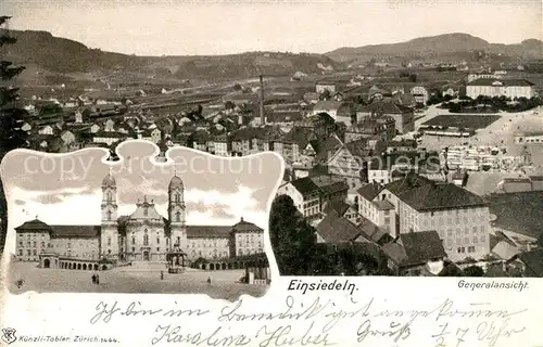 AK / Ansichtskarte Einsiedeln SZ Generalansicht Kloster Kat. Einsiedeln