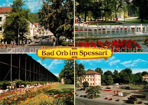 AK / Ansichtskarte Bad Orb Strassenpartie Parkanlagen Saline  Kat. Bad Orb