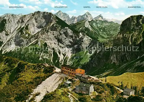 AK / Ansichtskarte Pfronten Ostlerhuette am Breitenberggipfel Fliegeraufnahme Kat. Pfronten