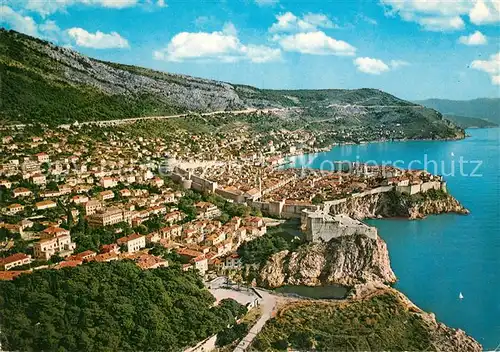 AK / Ansichtskarte Dubrovnik Ragusa Fliegeraufnahme Kat. Dubrovnik