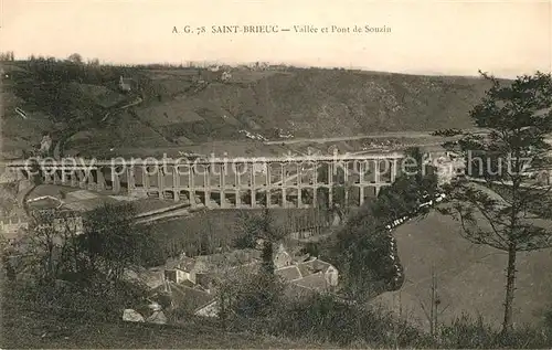AK / Ansichtskarte Saint Brieuc Cotes d Armor Pont de Souzin Viadukt Kat. Saint Brieuc