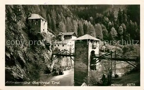 AK / Ansichtskarte Oberinntal Altfinstermuenz Kat. Oesterreich