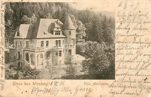 AK / Ansichtskarte Wirsberg Villa Adlerhuette Kat. Wirsberg