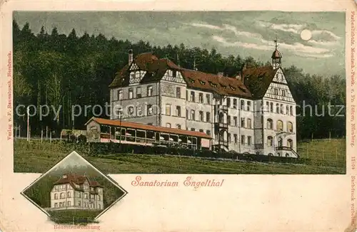 AK / Ansichtskarte Engelthal Sanatorium im Mondschein Beamtenwohnung Kat. Engelthal