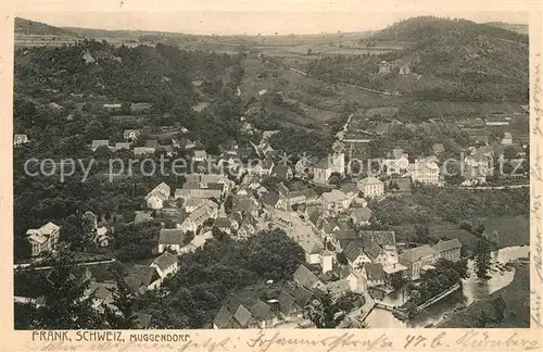 AK / Ansichtskarte Muggendorf Fraenkische Schweiz Panorama Kat. Wiesenttal