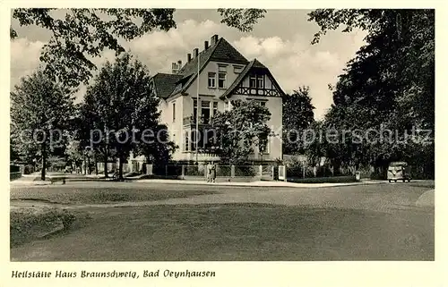 AK / Ansichtskarte Bad Oeynhausen Heilstaette Haus Braunschweig Kat. Bad Oeynhausen