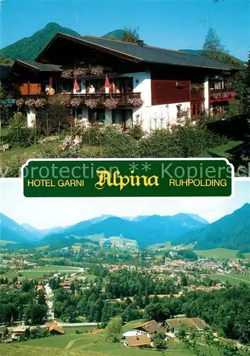 AK / Ansichtskarte Ruhpolding Hotel Garni Alpina Kat. Ruhpolding