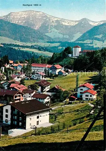 AK / Ansichtskarte Oberstaufen mit Schlossberg Klinik und Hochgrat Kat. Oberstaufen