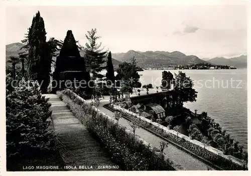 AK / Ansichtskarte Isola Bella Lago Maggiore Giardino Kat. Lago Maggiore