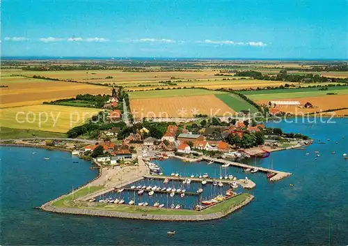 AK / Ansichtskarte Insel Fehmarn Fliegeraufnahme mit Lemkenhafen Kat. Fehmarn