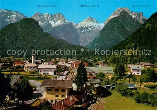 AK / Ansichtskarte Lofer mit Ochsenhorn Reifhorn Breithorn  Kat. Lofer