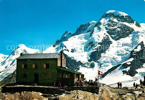 AK / Ansichtskarte Zermatt VS Gandegghuette Liskamm Breithorn Kat. Zermatt
