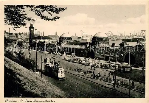 AK / Ansichtskarte St Pauli Landungsbruecken Kat. Hamburg