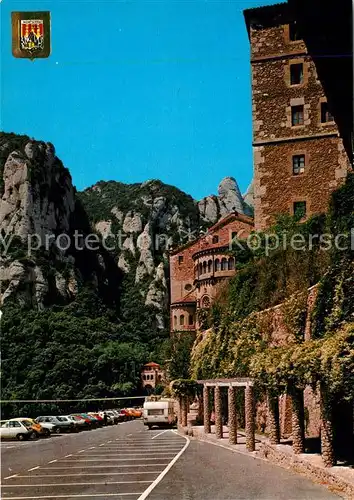 AK / Ansichtskarte Montserrat Kloster Abstis de la Basilica Kat. Spanien