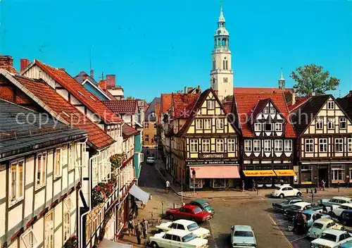 AK / Ansichtskarte Celle Niedersachsen Grosser Planmit Stadtkirche Kat. Celle