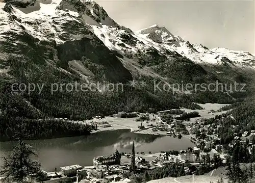 AK / Ansichtskarte St Moritz GR mit Piz Corvatsch Kat. St Moritz