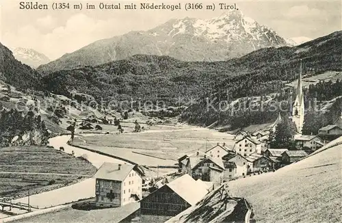 AK / Ansichtskarte Soelden oetztal Noederkogel Kat. Soelden