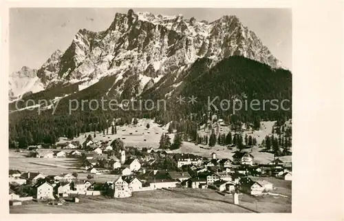 AK / Ansichtskarte Ehrwald Tirol Zugspitzmassiv