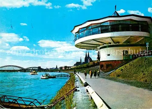 AK / Ansichtskarte Koeln Rhein Restaurant Bastei Dom Kat. Koeln