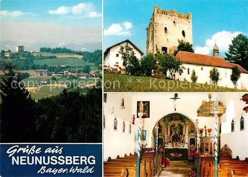 AK / Ansichtskarte Neunussberg Schlossruine Kirche Kat. Viechtach