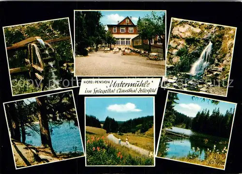 AK / Ansichtskarte Clausthal Zellerfeld Hotel Untermuehle  Kat. Clausthal Zellerfeld