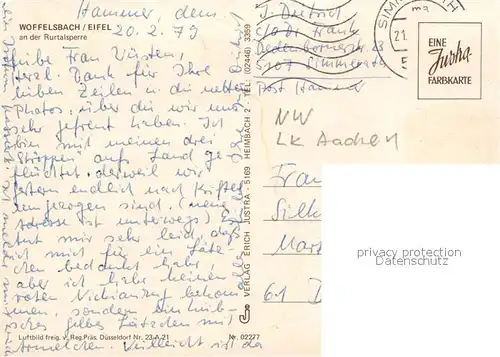 AK / Ansichtskarte Woffelsbach Fliegeraufnahme Kat. Simmerath