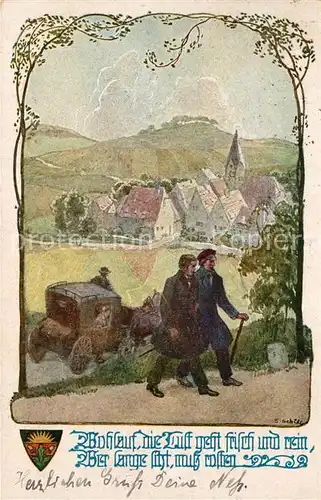 AK / Ansichtskarte Verlag Schulverein Nr. 916 Kuenstlerkarte E. Schuetz  Kat. Bund der Deutschen