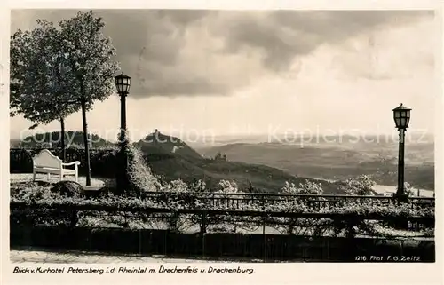 AK / Ansichtskarte Foto Zeitz F.G. Nr. 1216 Rheintal Drachenfels Drachenburg  Kat. Berchtesgaden