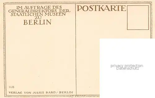 AK / Ansichtskarte Kuenstlerkarte Correggio Leda mit dem Schwan  Kat. Kuenstlerkarte