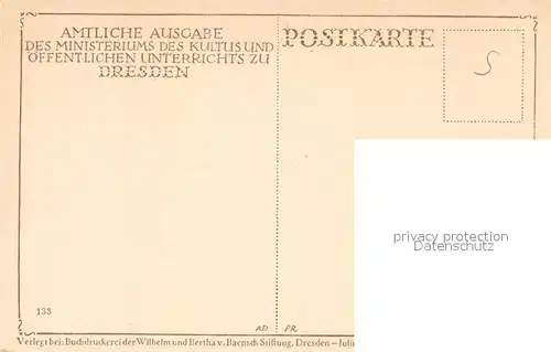 AK / Ansichtskarte Kuenstlerkarte Johann Friedrich August Tischbein Bildnis der Graefin Bose  Kat. Kuenstlerkarte