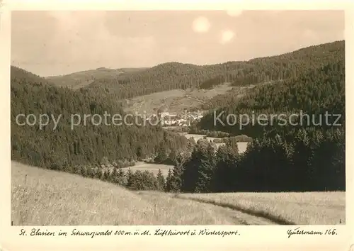 AK / Ansichtskarte Foto Gutermann Nr. 165 St. Blasien Schwarzwald  Kat. Loerrach