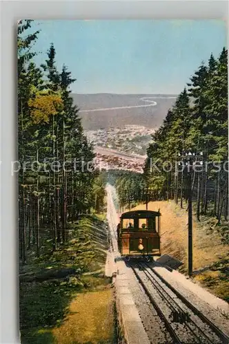 AK / Ansichtskarte Bergbahn Heidelberg Koenigstuhl  Kat. Bergbahn