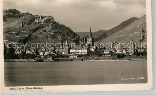 AK / Ansichtskarte Foto Zeitz F.G. Nr. 1666 Bacherach Ruine Stahleck  Kat. Berchtesgaden