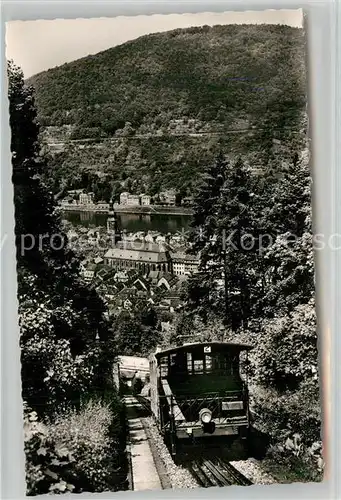 AK / Ansichtskarte Bergbahn Heidelberg  Kat. Bergbahn