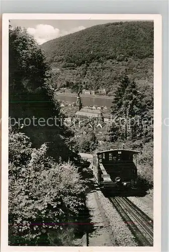 AK / Ansichtskarte Bergbahn Heidelberg  Kat. Bergbahn