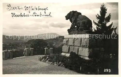 AK / Ansichtskarte Graz Steiermark Schlossberg Hackher Denkmal Kat. Graz