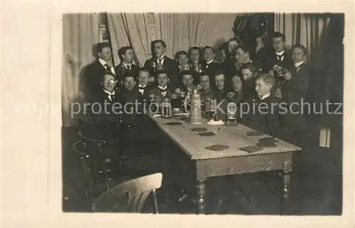 AK / Ansichtskarte Straubing Maennergruppe Feier Gruppenbild Kat. Straubing