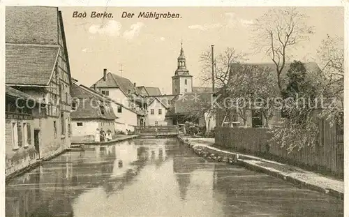 AK / Ansichtskarte Bad Berka Muehlgraben Kat. Bad Berka